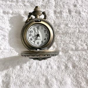3/$15 Pocket watch locket- vintage look
